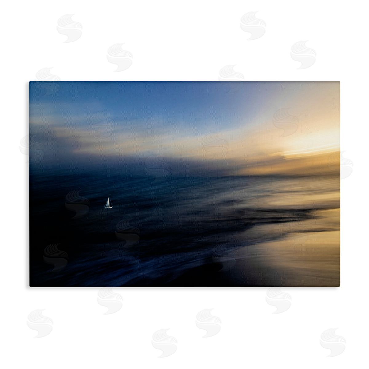 Peter Dulis Stormy Morning Seascape Canvas Wall Art Print