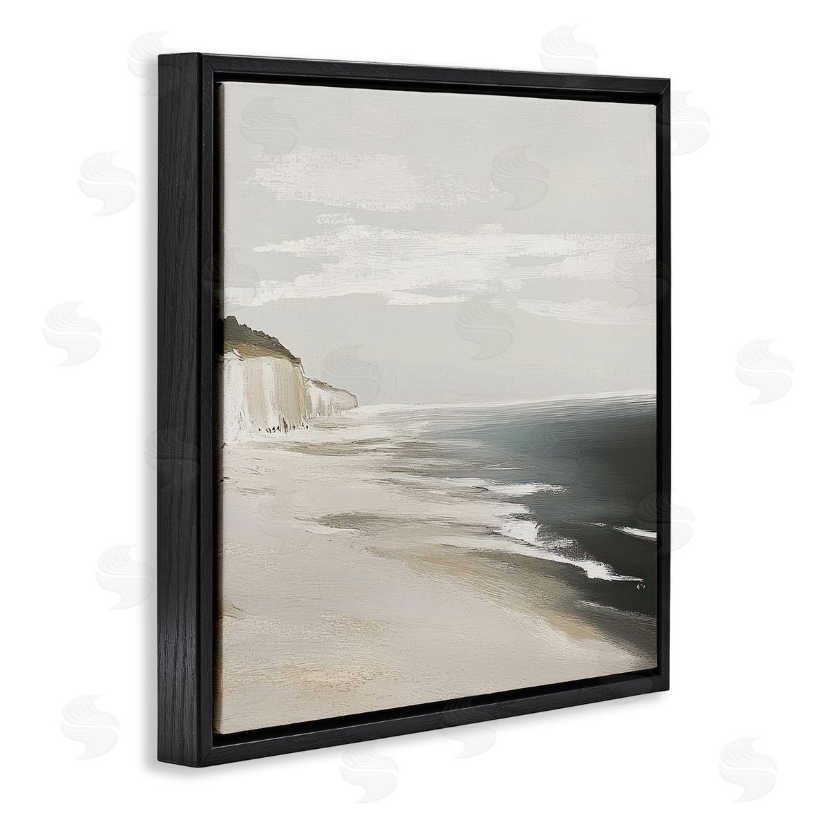 Mona Grace Soft Sands in Neutrals Canvas Wall Art Print