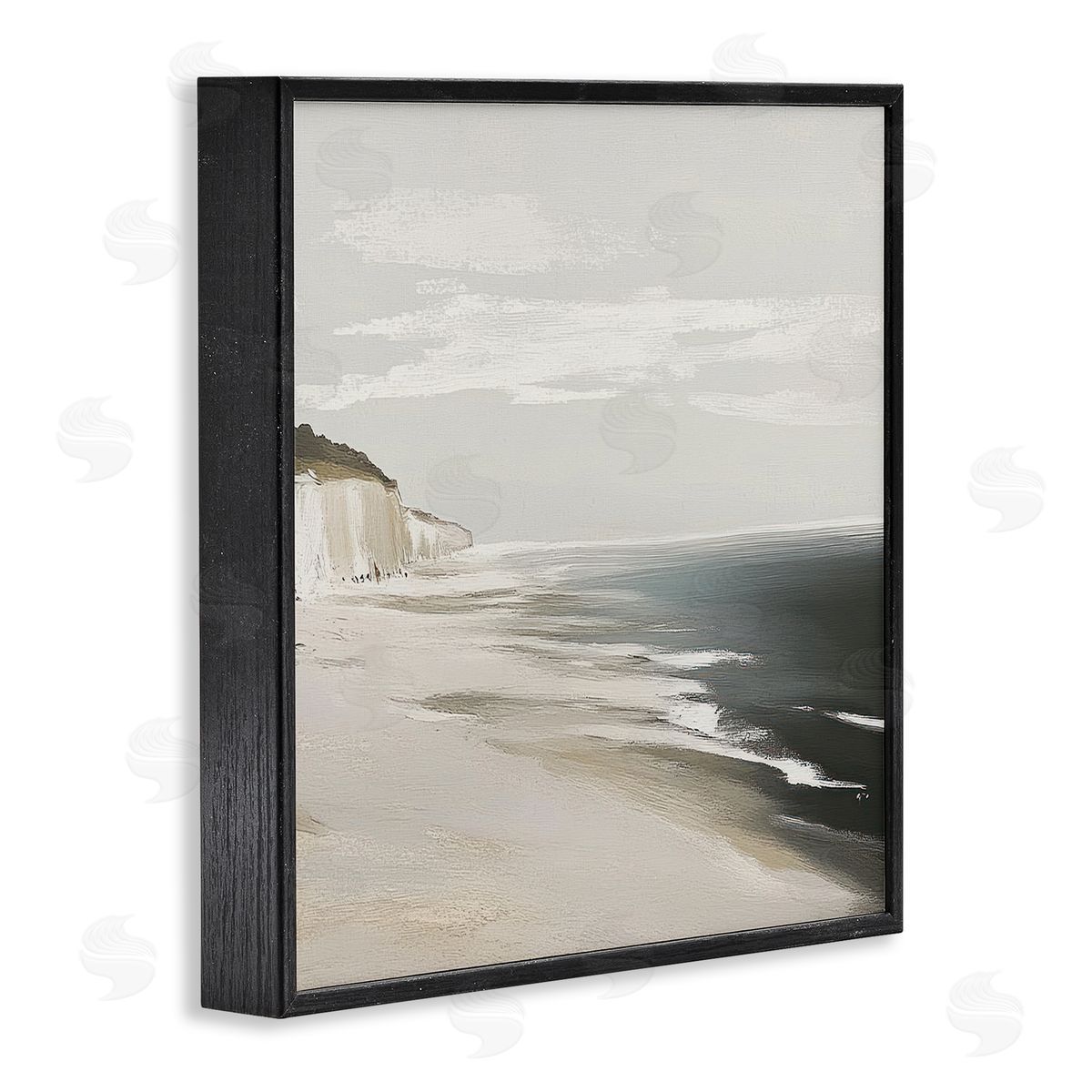 Mona Grace Soft Sands in Neutrals Canvas Wall Art Print