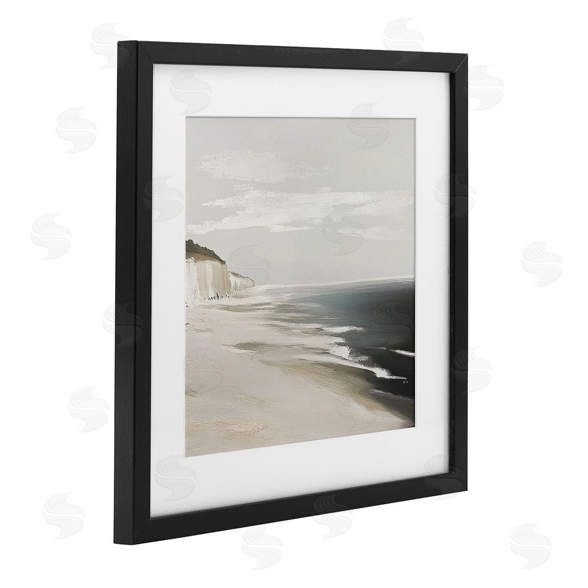 Mona Grace Soft Sands in Neutrals Canvas Wall Art Print