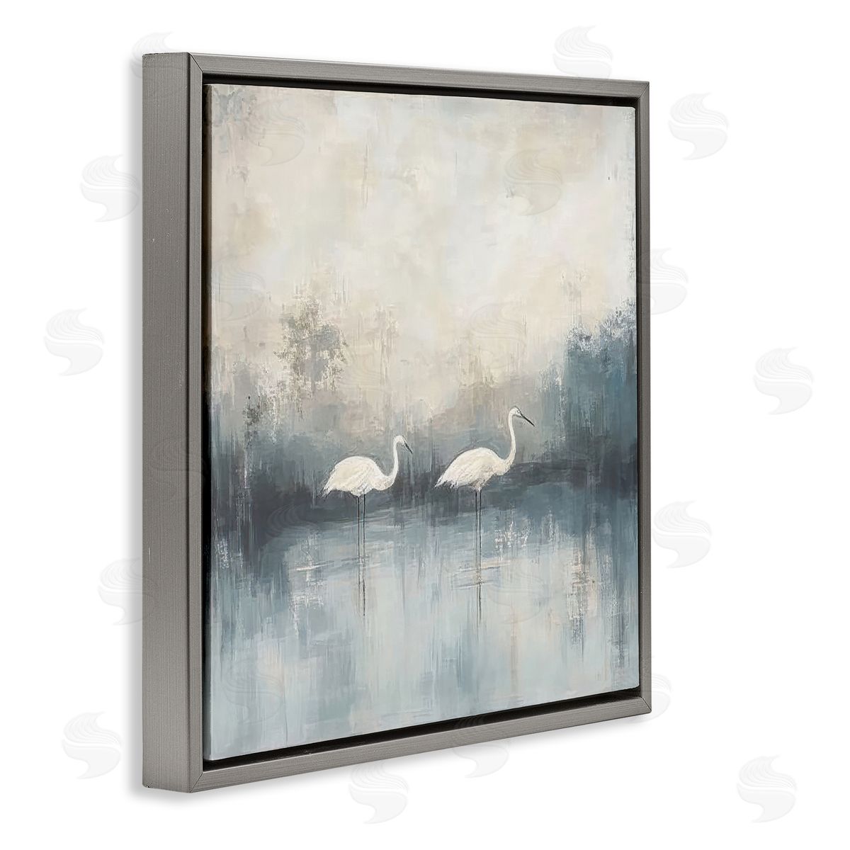 Mona Grace Still Waters Soft Wings Canvas Wall Art Print