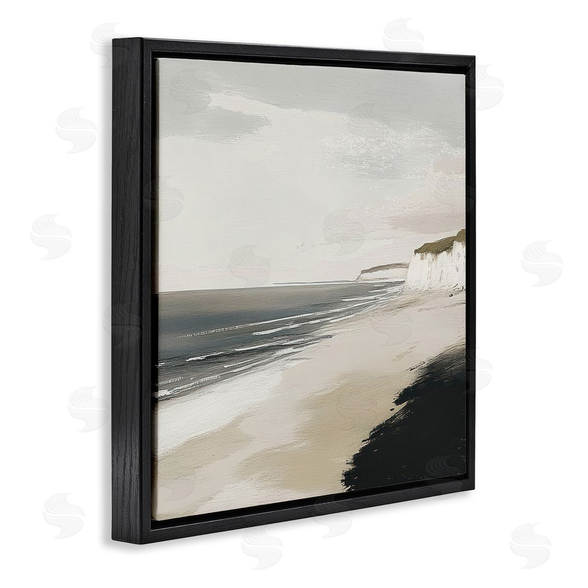 Mona Grace Soft Sands Seascape Canvas Wall Art Print