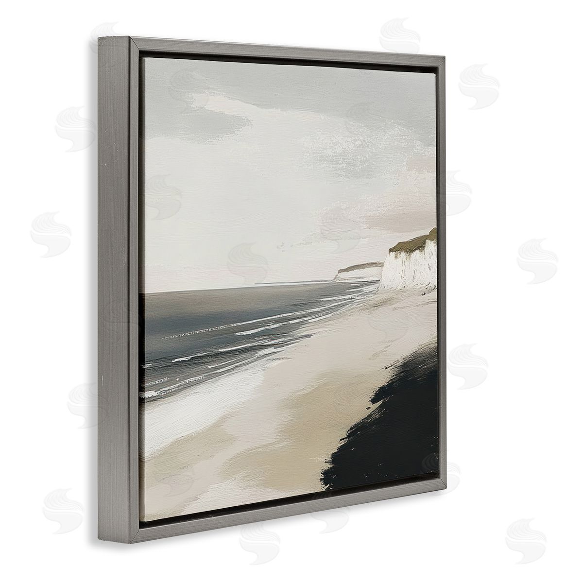 Mona Grace Soft Sands Seascape Canvas Wall Art Print