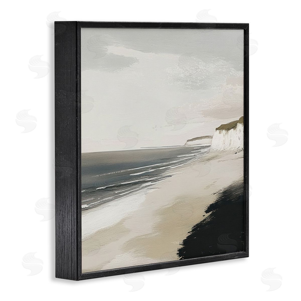Mona Grace Soft Sands Seascape Canvas Wall Art Print