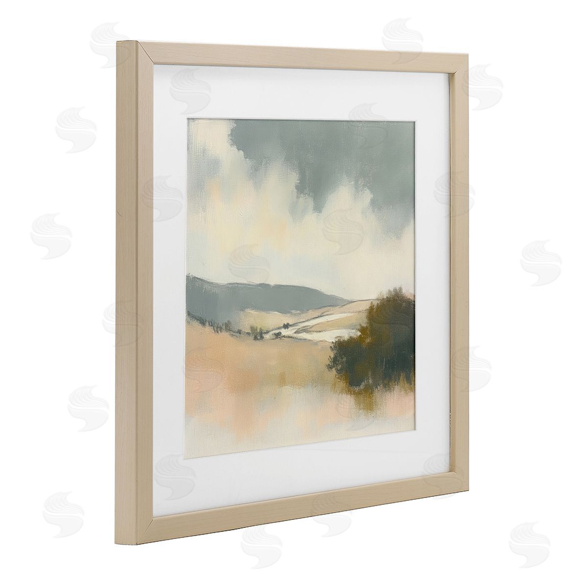 Mona Grace Land Of Strokes Scenery Canvas Wall Art Print