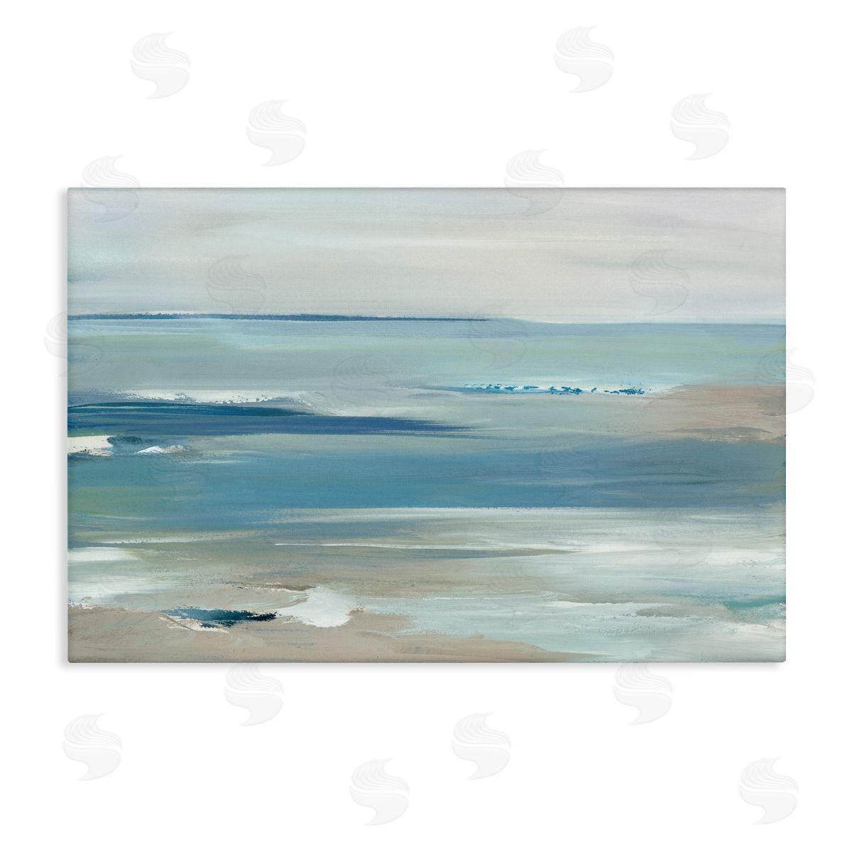Lera Oceans Apart Seascape Canvas Wall Art Print
