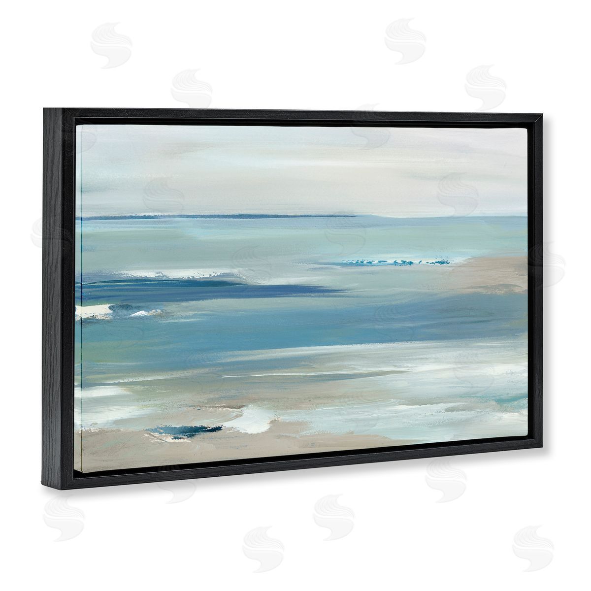 Lera Oceans Apart Seascape Canvas Wall Art Print
