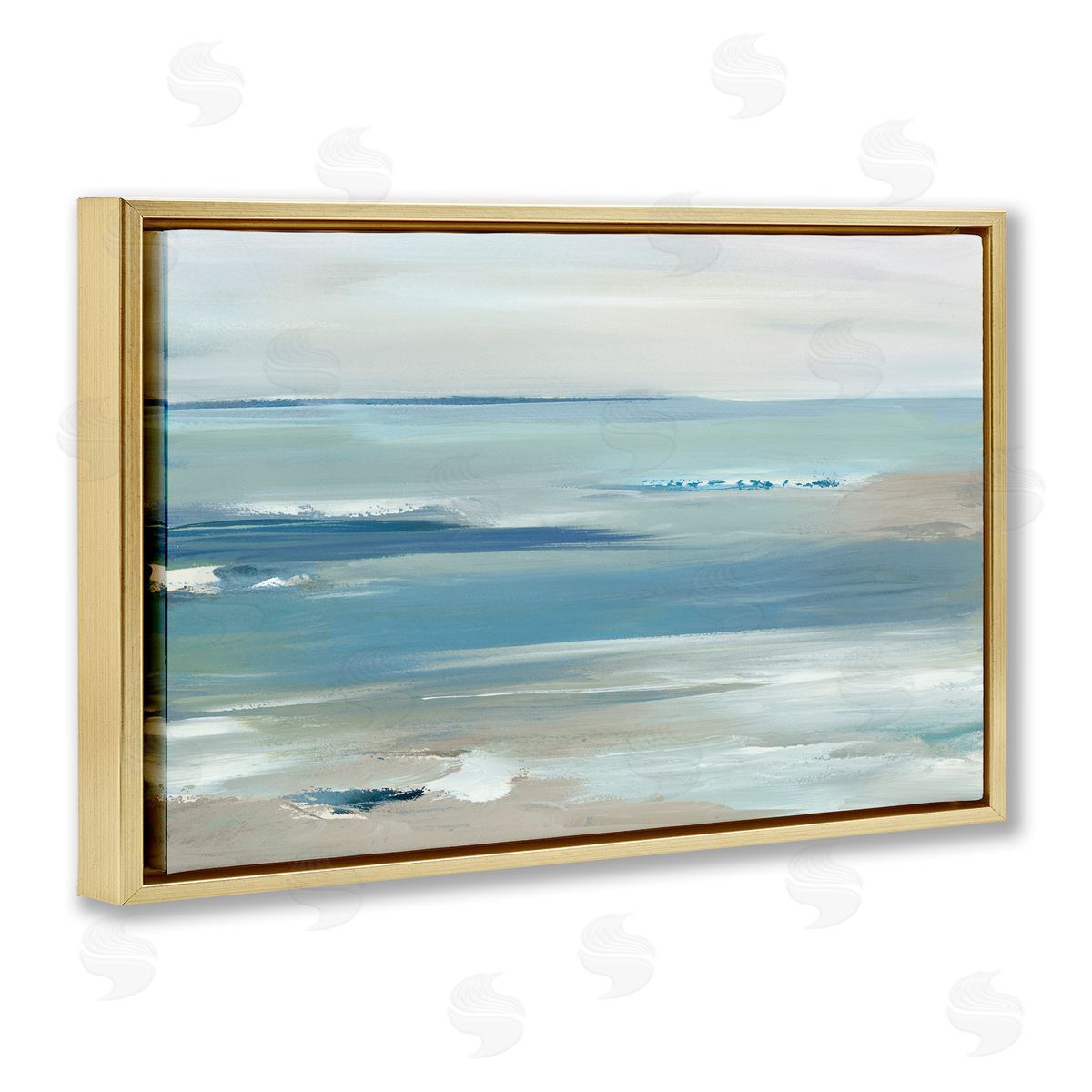 Lera Oceans Apart Seascape Canvas Wall Art Print
