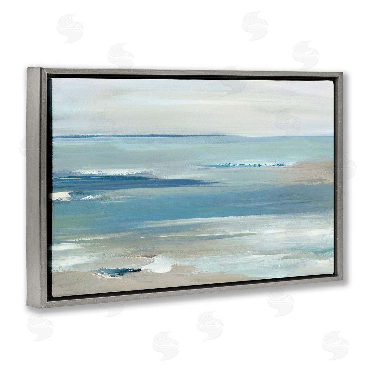 Lera Oceans Apart Seascape Canvas Wall Art Print