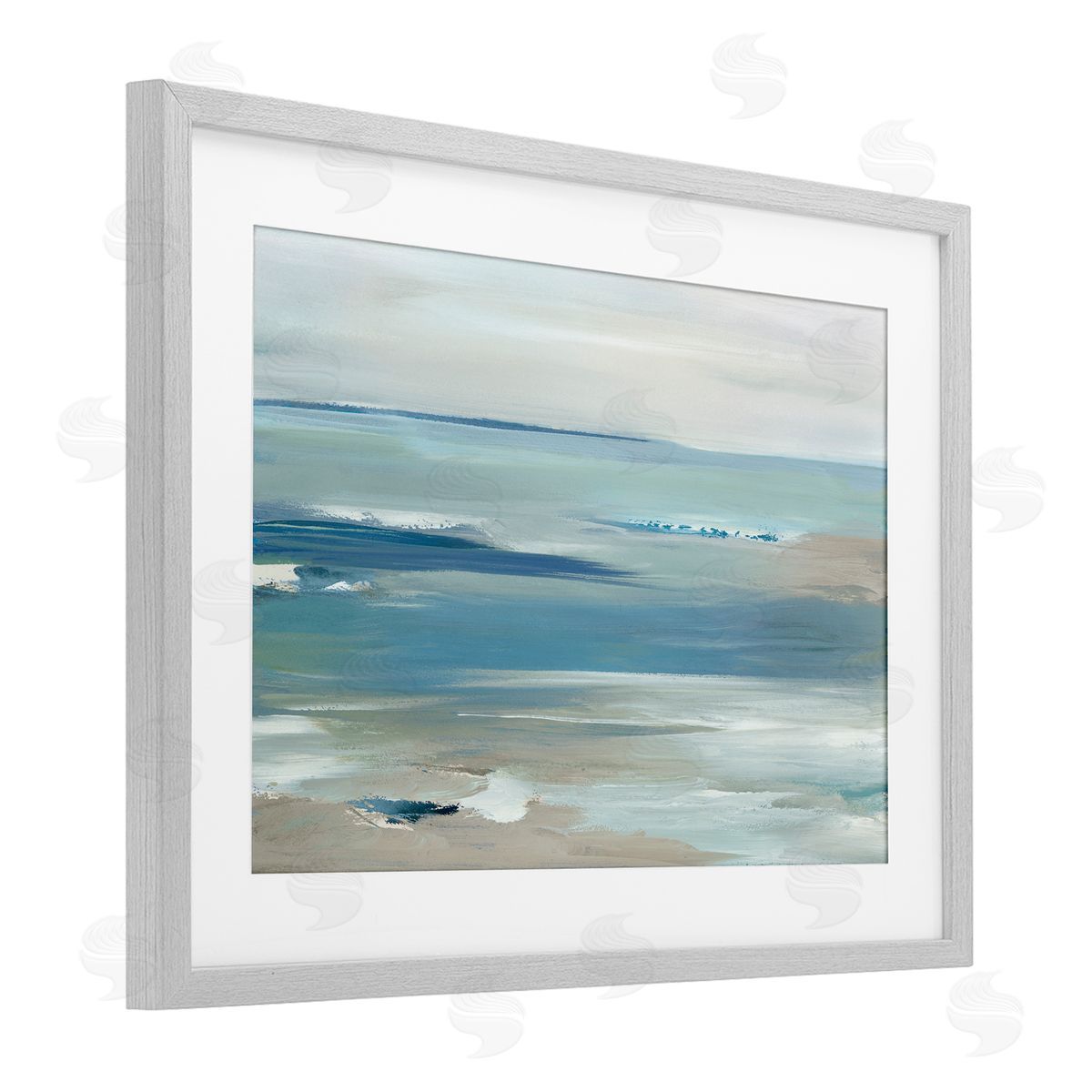 Lera Oceans Apart Seascape Canvas Wall Art Print