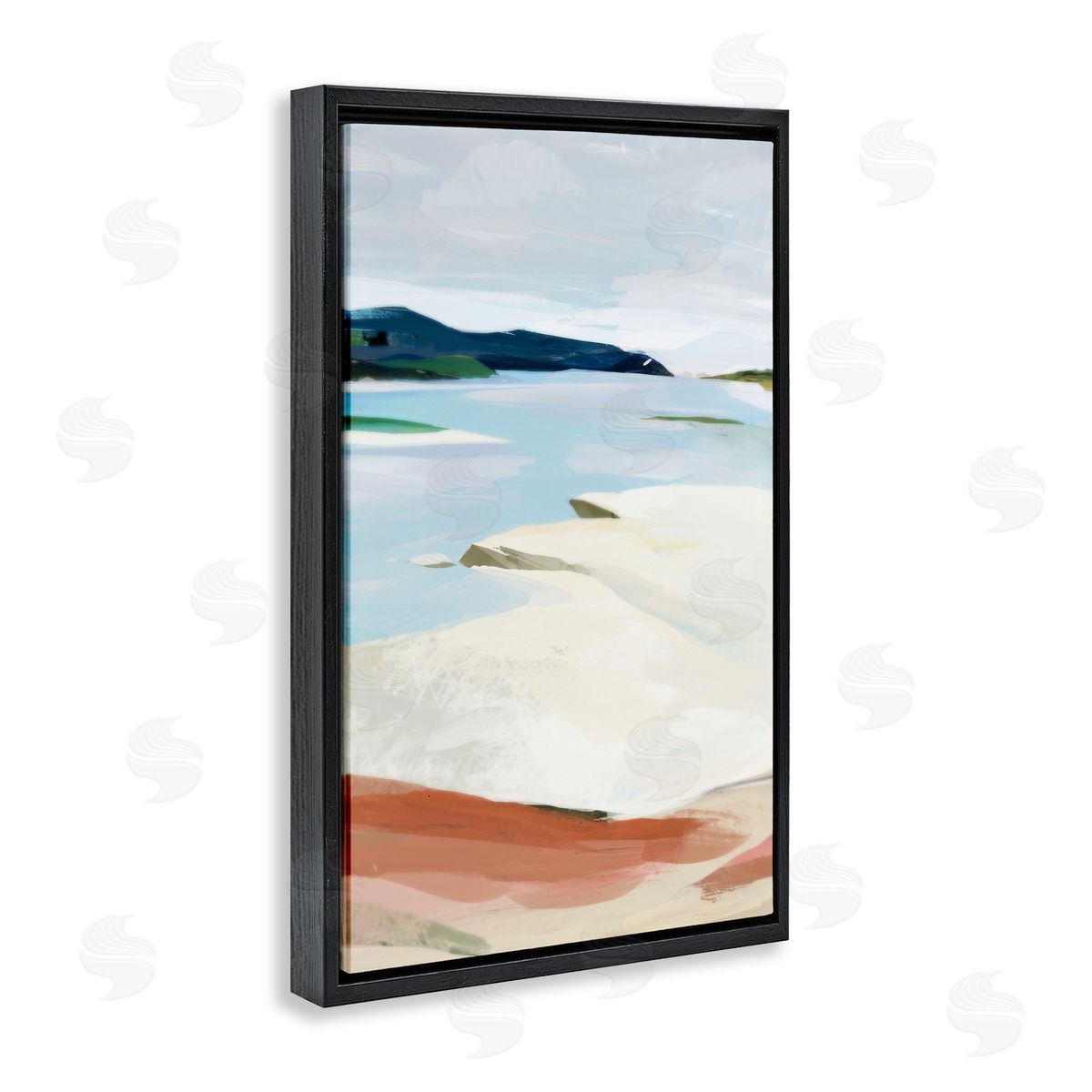 Ken Roko Afternoon Winter Scene Canvas Wall Art Print