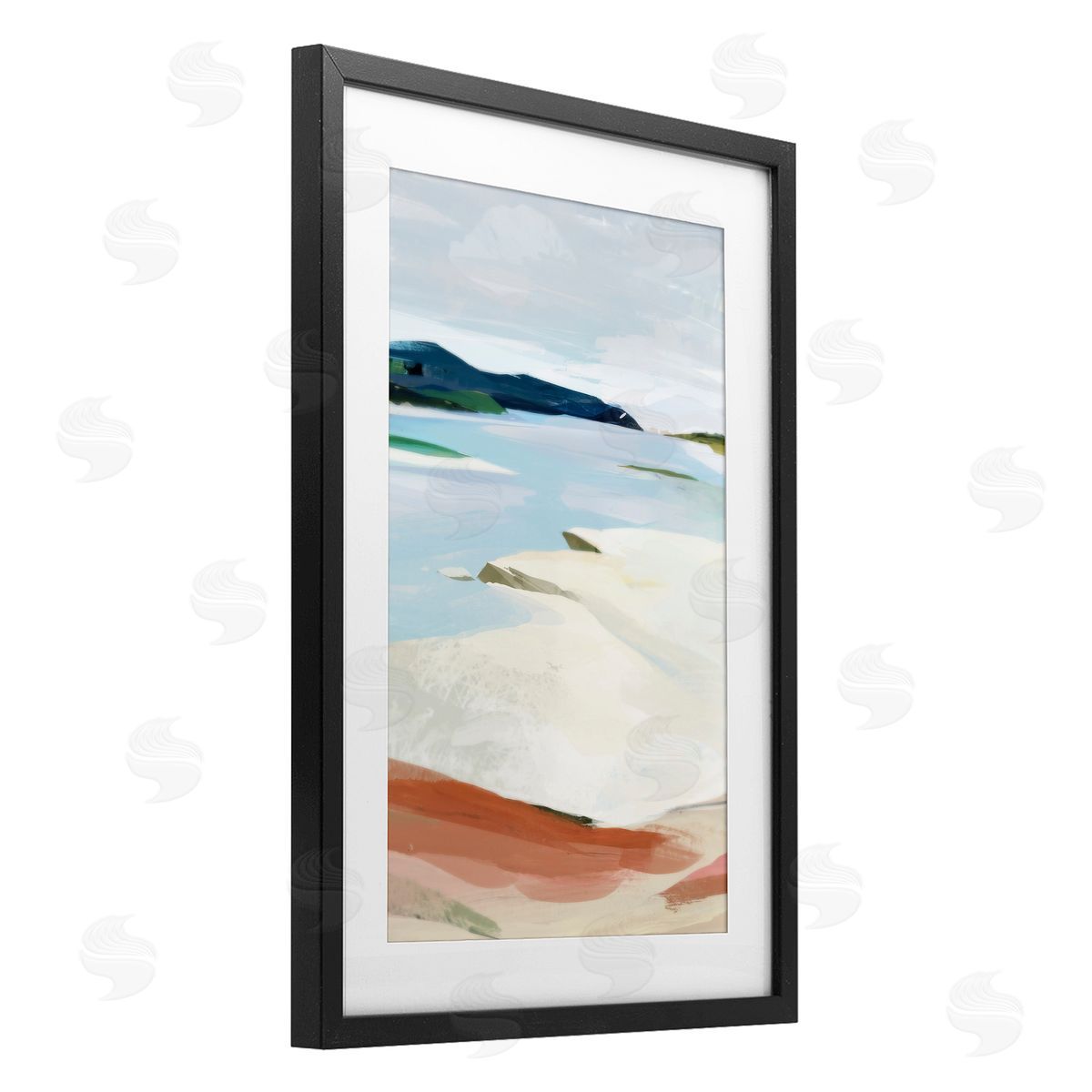 Ken Roko Afternoon Winter Scene Canvas Wall Art Print