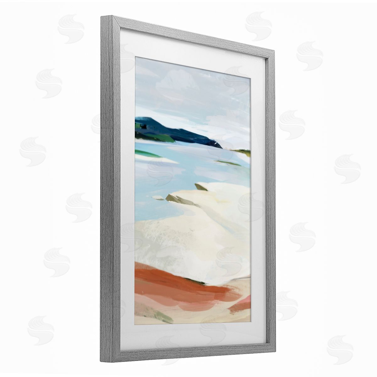 Ken Roko Afternoon Winter Scene Canvas Wall Art Print