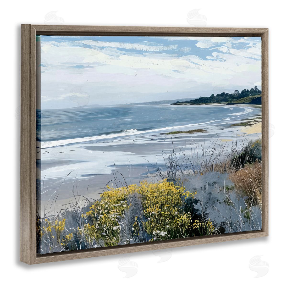 Irena Orlov Reflections Of Blue Canvas Wall Art Print