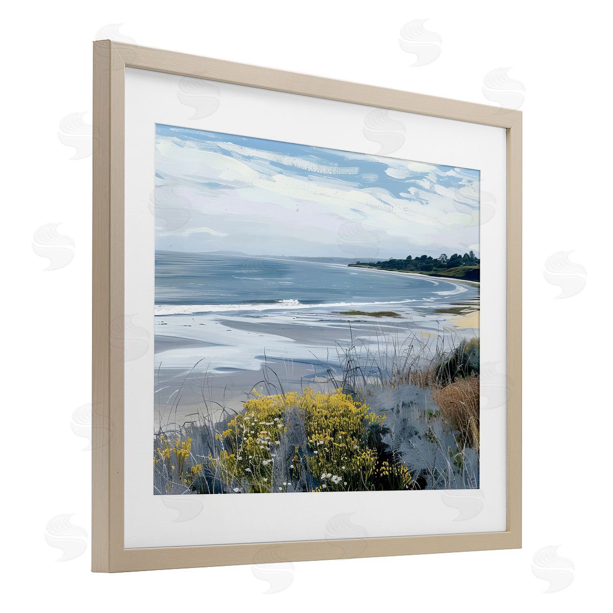 Irena Orlov Reflections Of Blue Canvas Wall Art Print