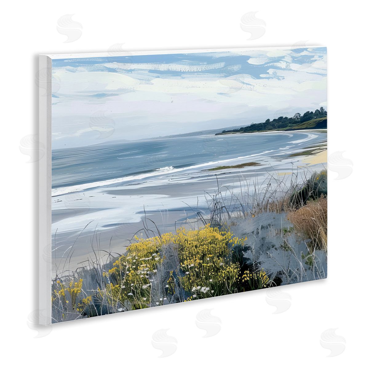 Irena Orlov Reflections Of Blue Canvas Wall Art Print