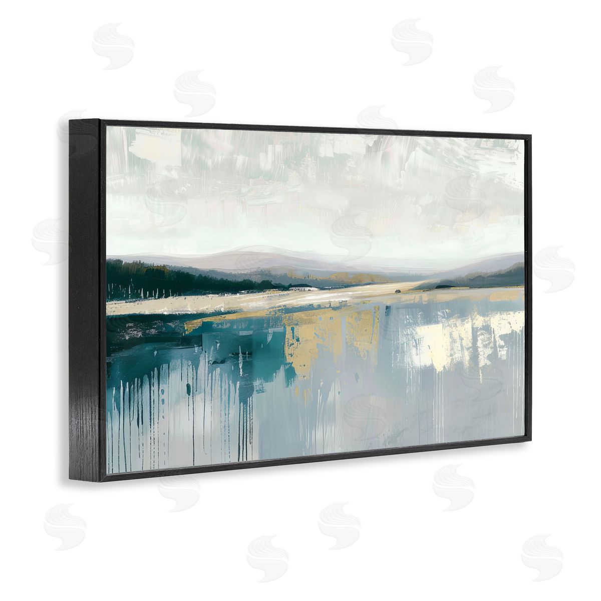 Irena Orlov Abstract Emerald Canopy Canvas Wall Art Print