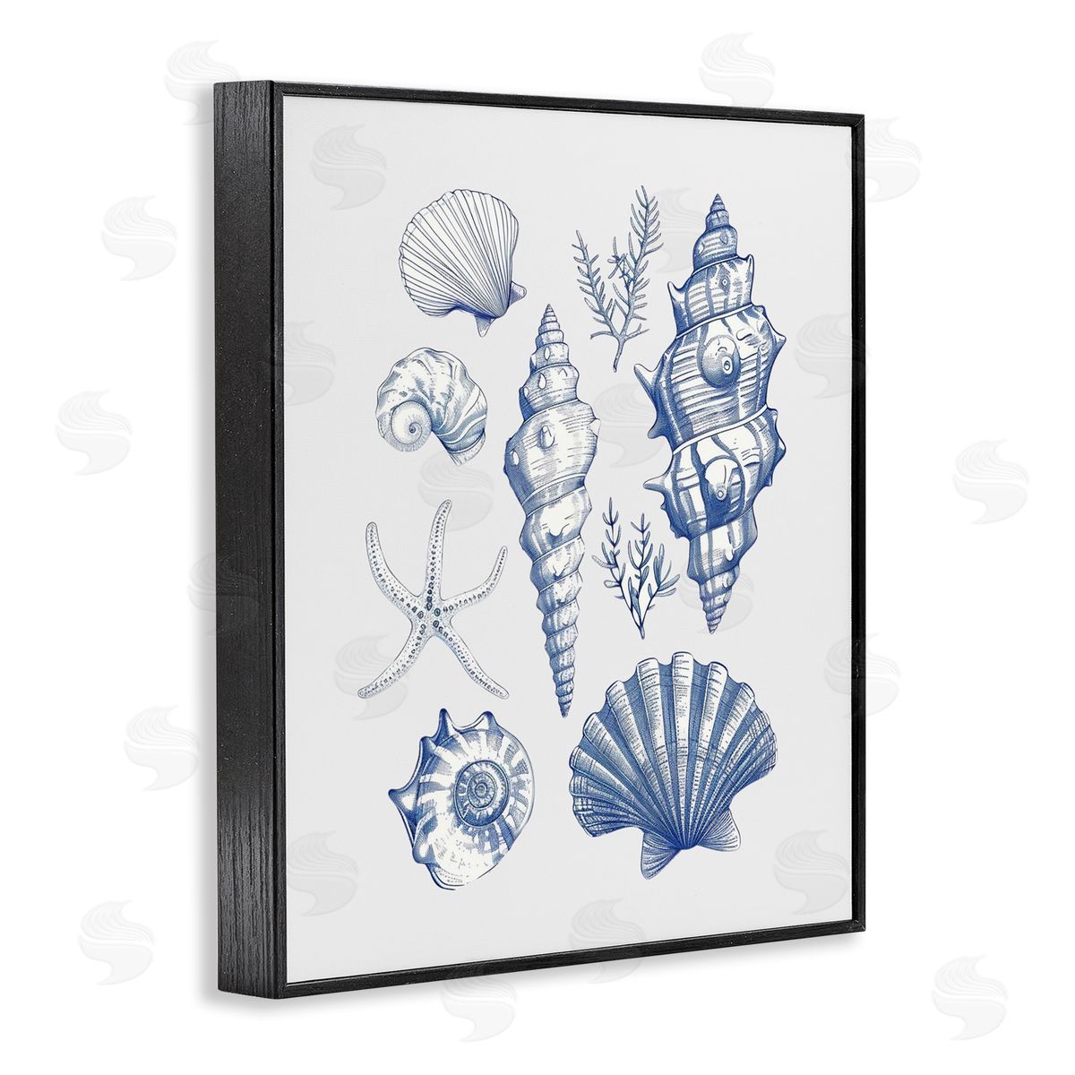 1x Soft Nautical Collection Canvas Wall Art Print