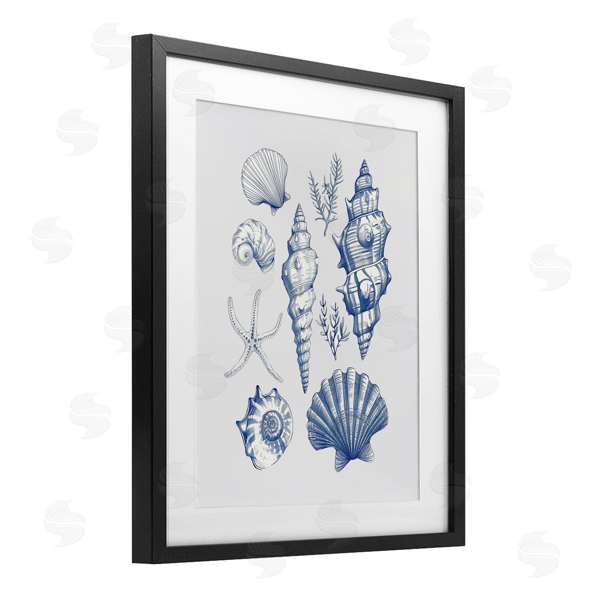 1x Soft Nautical Collection Canvas Wall Art Print