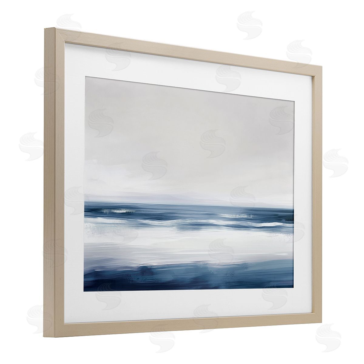 Amanda Tsoukanelis Surfriders Beach Seascape Canvas Wall Art Print