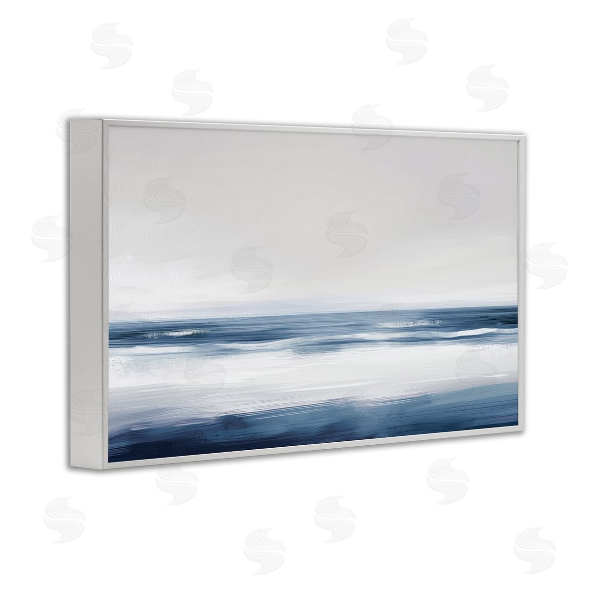 Amanda Tsoukanelis Surfriders Beach Seascape Canvas Wall Art Print