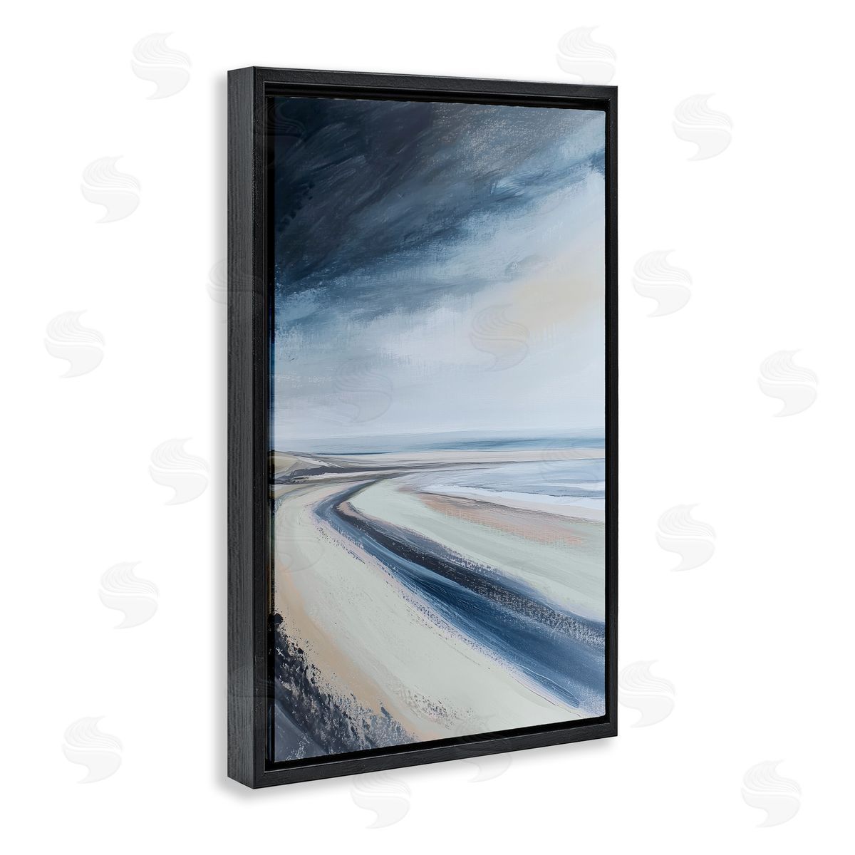 Amanda Tsoukanelis Abstract Catalina Shore Canvas Wall Art Print