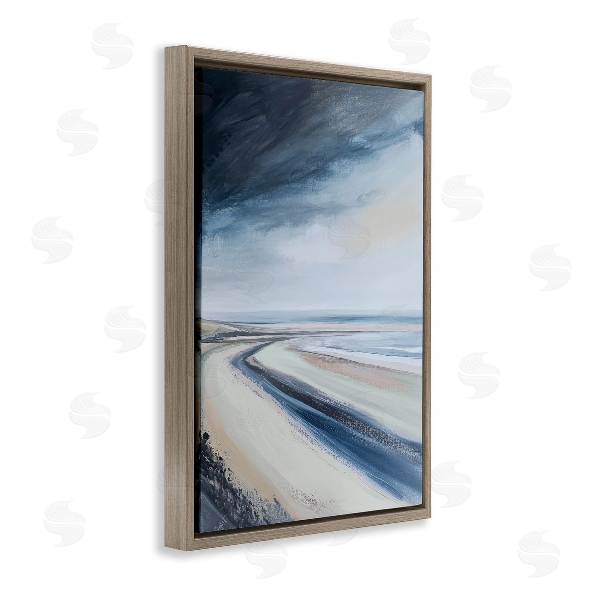 Amanda Tsoukanelis Abstract Catalina Shore Canvas Wall Art Print