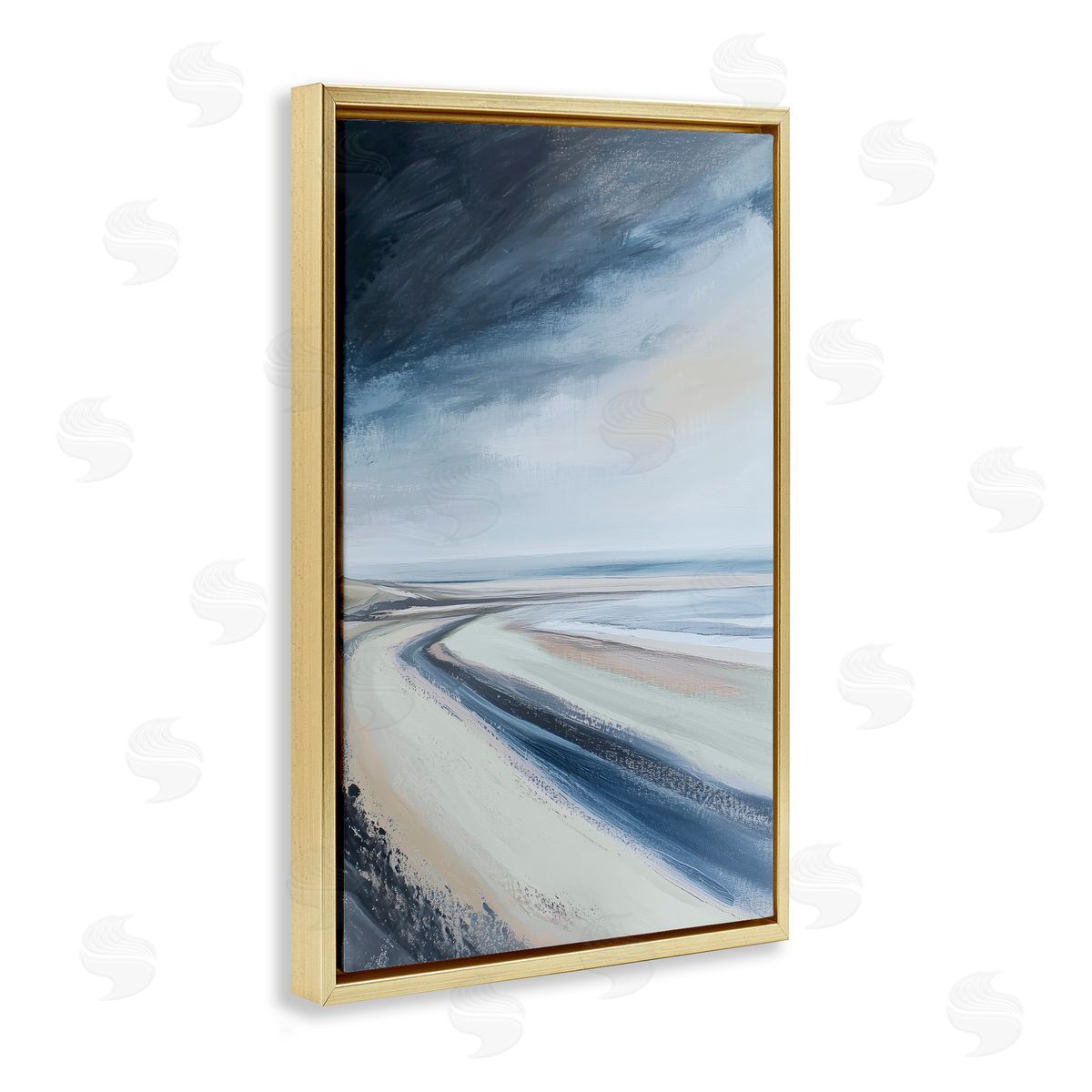 Amanda Tsoukanelis Abstract Catalina Shore Canvas Wall Art Print