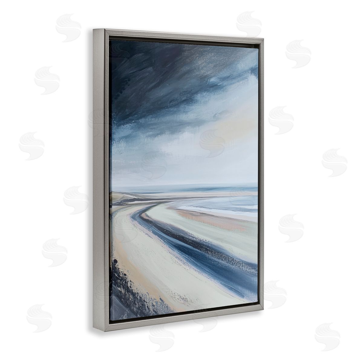 Amanda Tsoukanelis Abstract Catalina Shore Canvas Wall Art Print