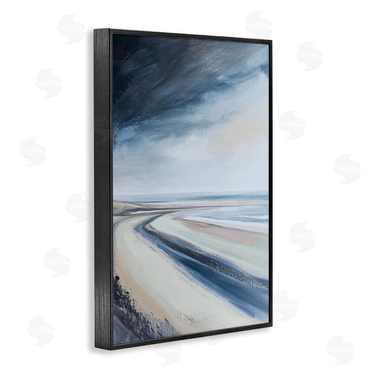 Amanda Tsoukanelis Abstract Catalina Shore Canvas Wall Art Print