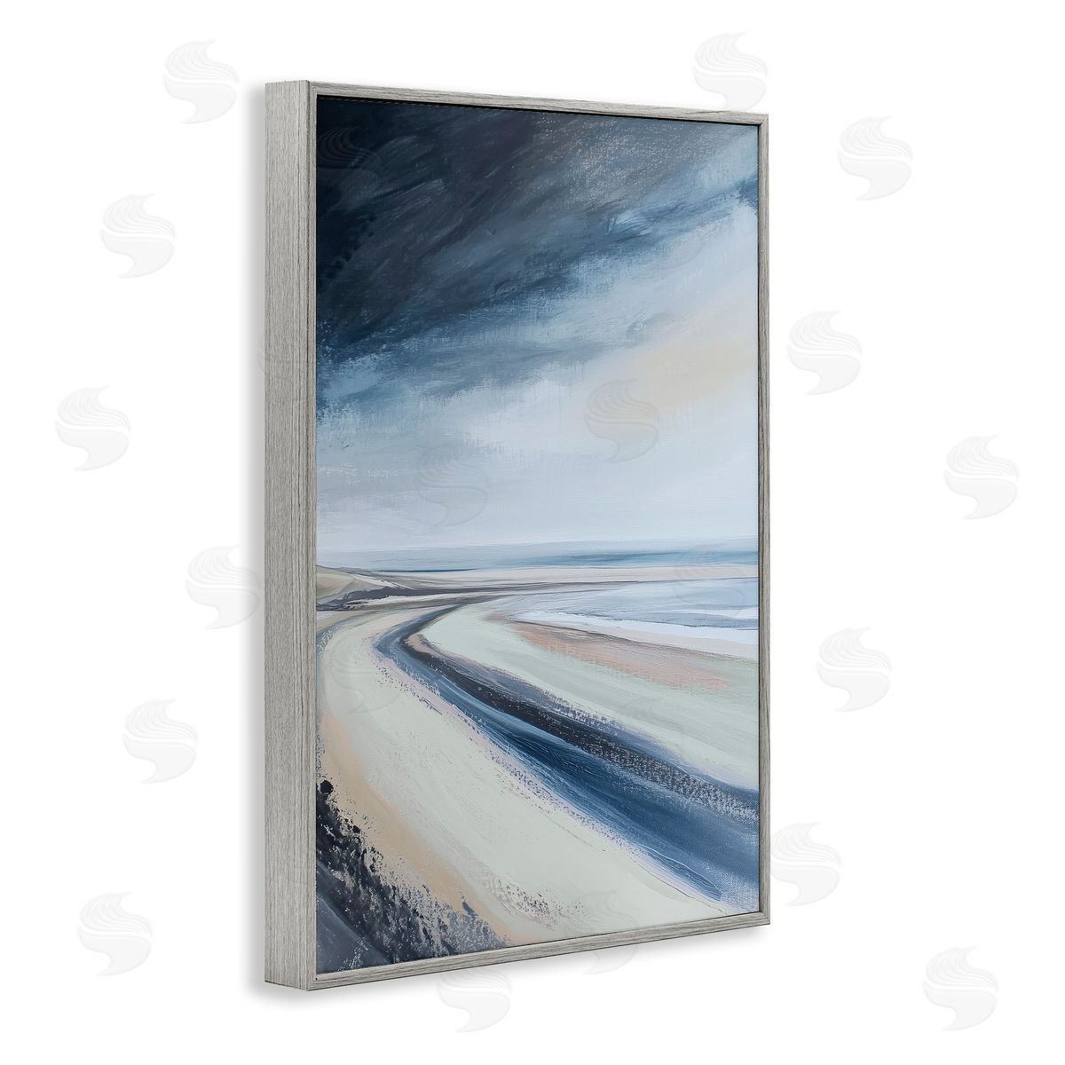 Amanda Tsoukanelis Abstract Catalina Shore Canvas Wall Art Print