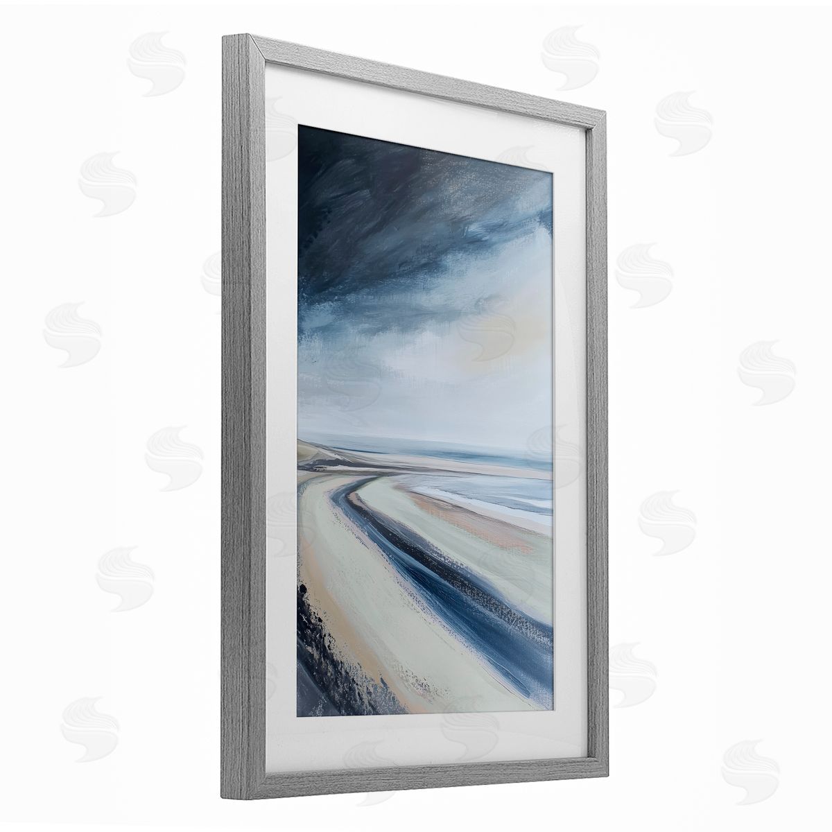 Amanda Tsoukanelis Abstract Catalina Shore Canvas Wall Art Print