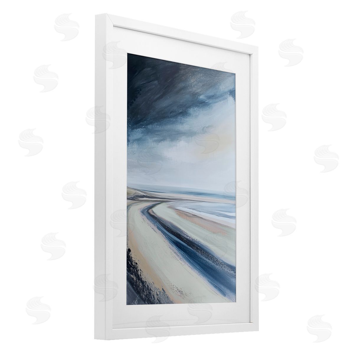 Amanda Tsoukanelis Abstract Catalina Shore Canvas Wall Art Print