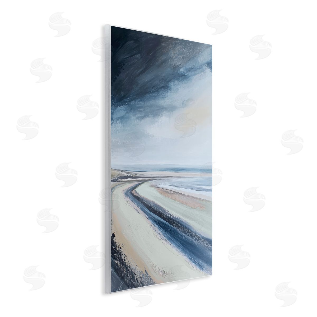 Amanda Tsoukanelis Abstract Catalina Shore Canvas Wall Art Print