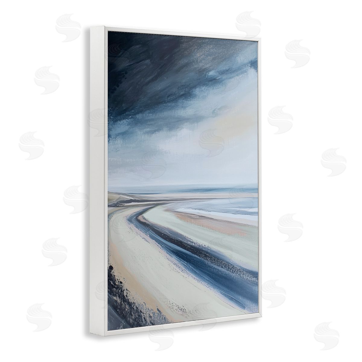 Amanda Tsoukanelis Abstract Catalina Shore Canvas Wall Art Print