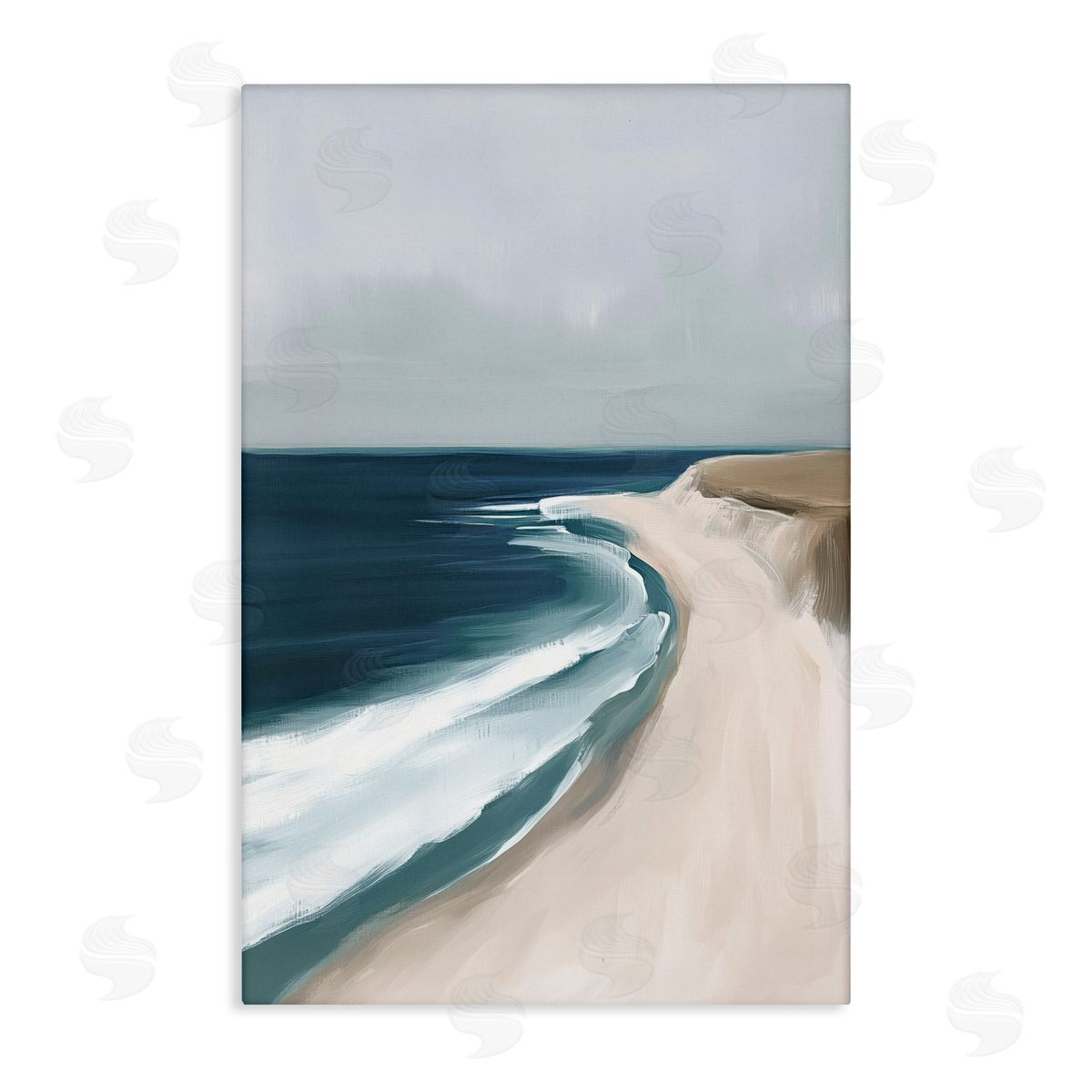 Amanda Tsoukanelis Matador Beach Shore Canvas Wall Art Print