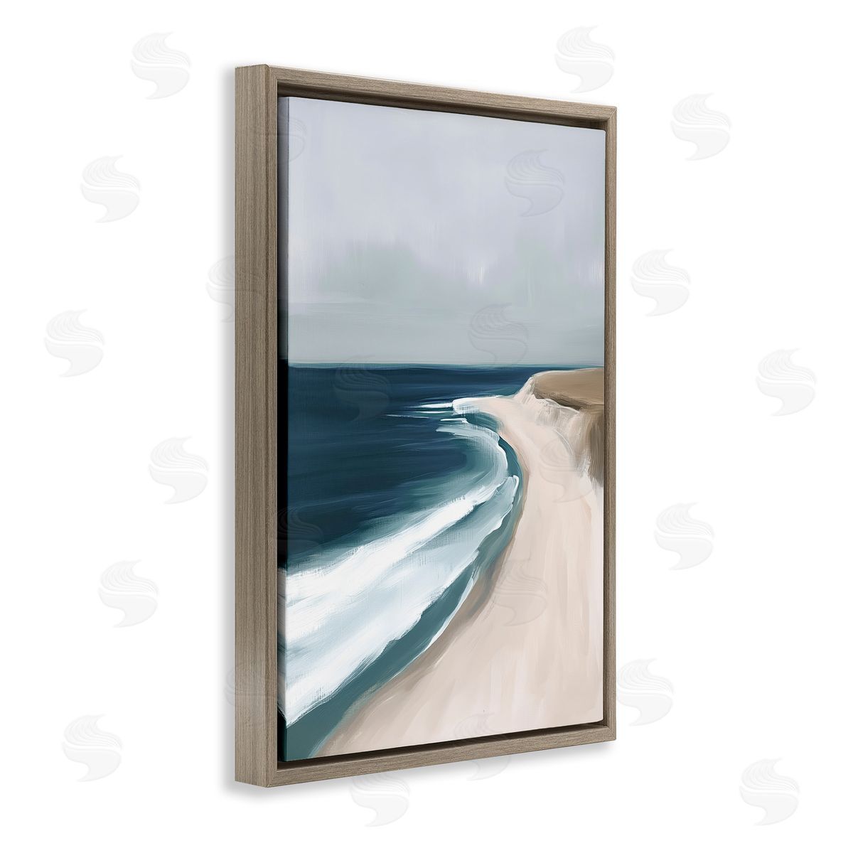 Amanda Tsoukanelis Matador Beach Shore Canvas Wall Art Print