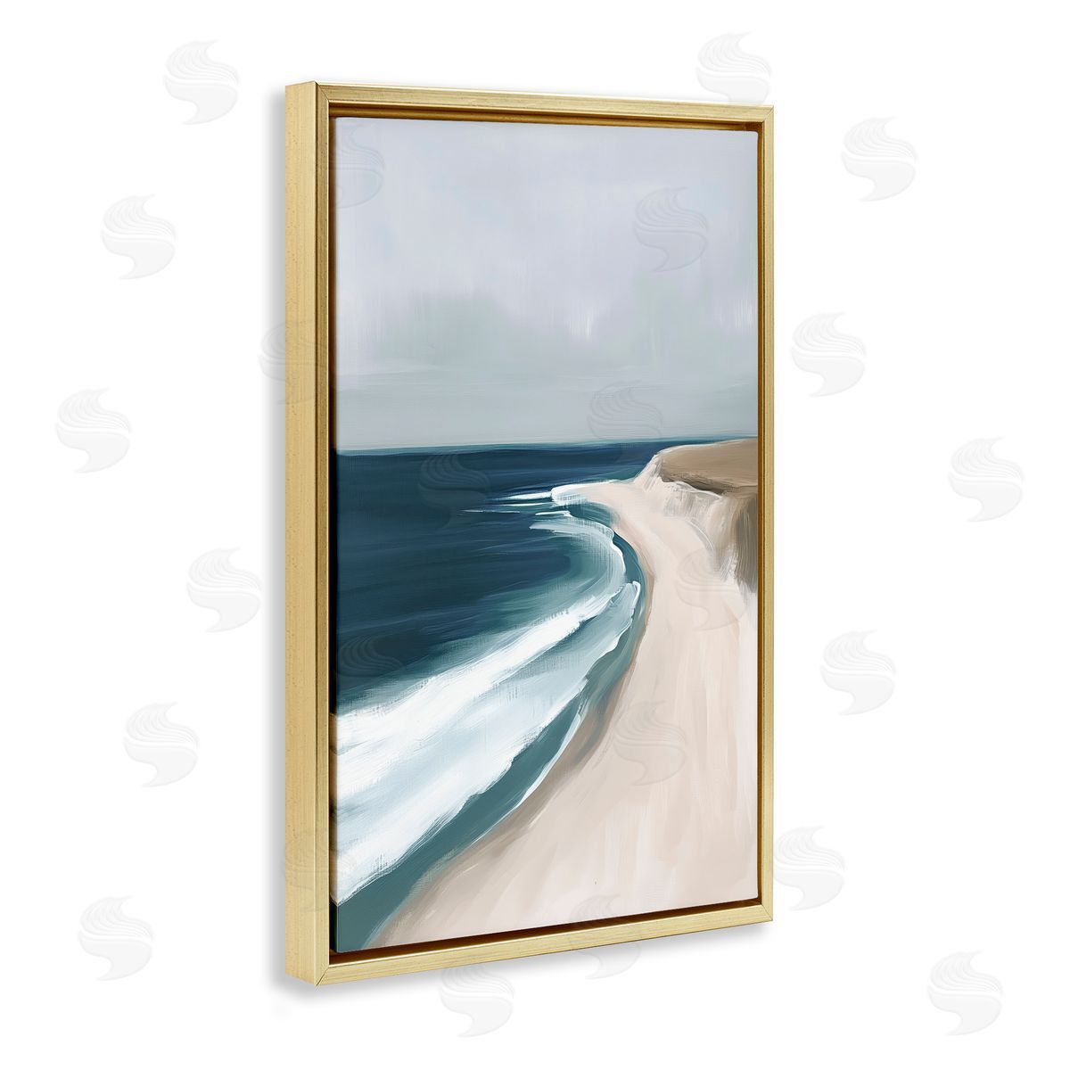 Amanda Tsoukanelis Matador Beach Shore Canvas Wall Art Print