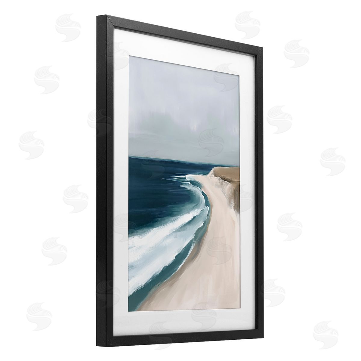 Amanda Tsoukanelis Matador Beach Shore Canvas Wall Art Print