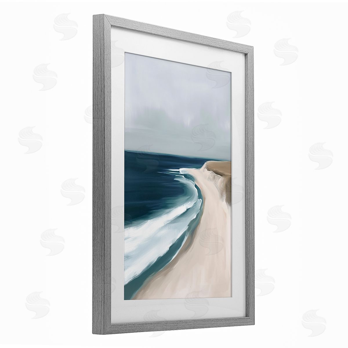 Amanda Tsoukanelis Matador Beach Shore Canvas Wall Art Print