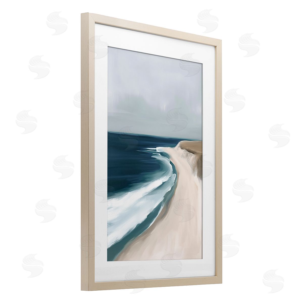 Amanda Tsoukanelis Matador Beach Shore Canvas Wall Art Print