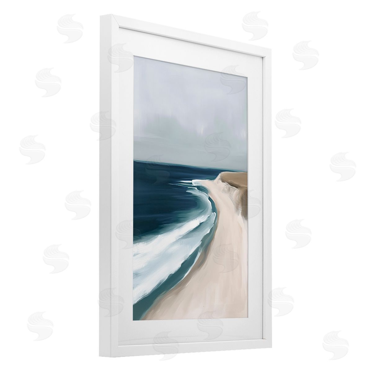 Amanda Tsoukanelis Matador Beach Shore Canvas Wall Art Print