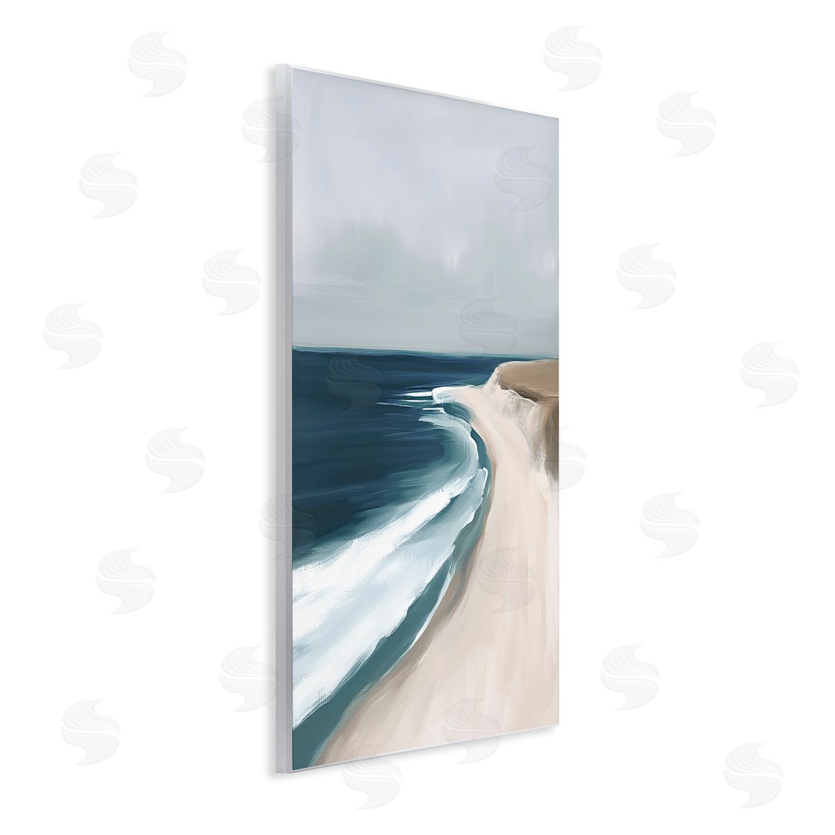 Amanda Tsoukanelis Matador Beach Shore Canvas Wall Art Print