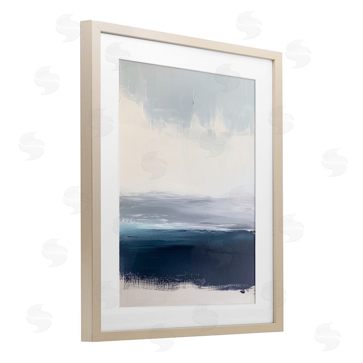 Amanda Tsoukanelis Lunetta Abstract Seascape Canvas Wall Art Print