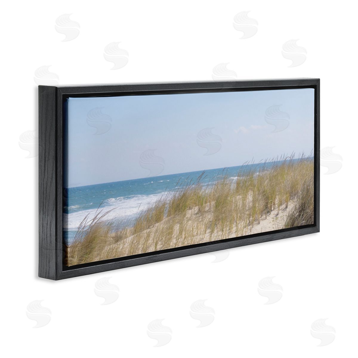 J:L Design Distance Beach Grasses Canvas Wall Art Print