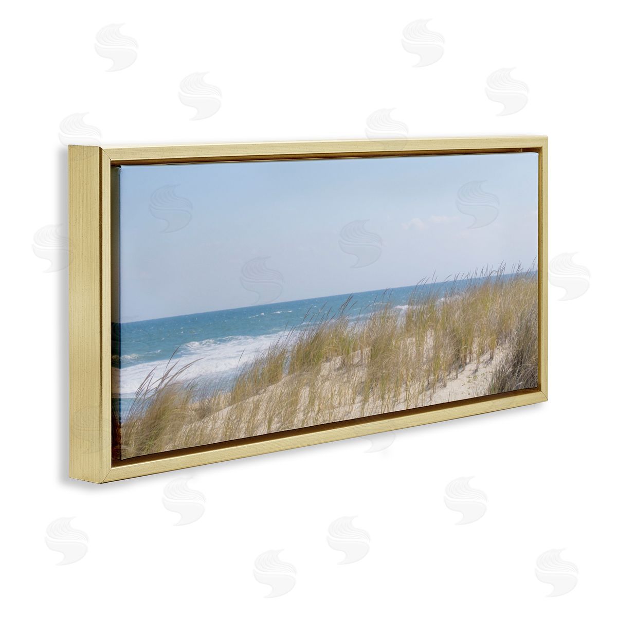 J:L Design Distance Beach Grasses Canvas Wall Art Print