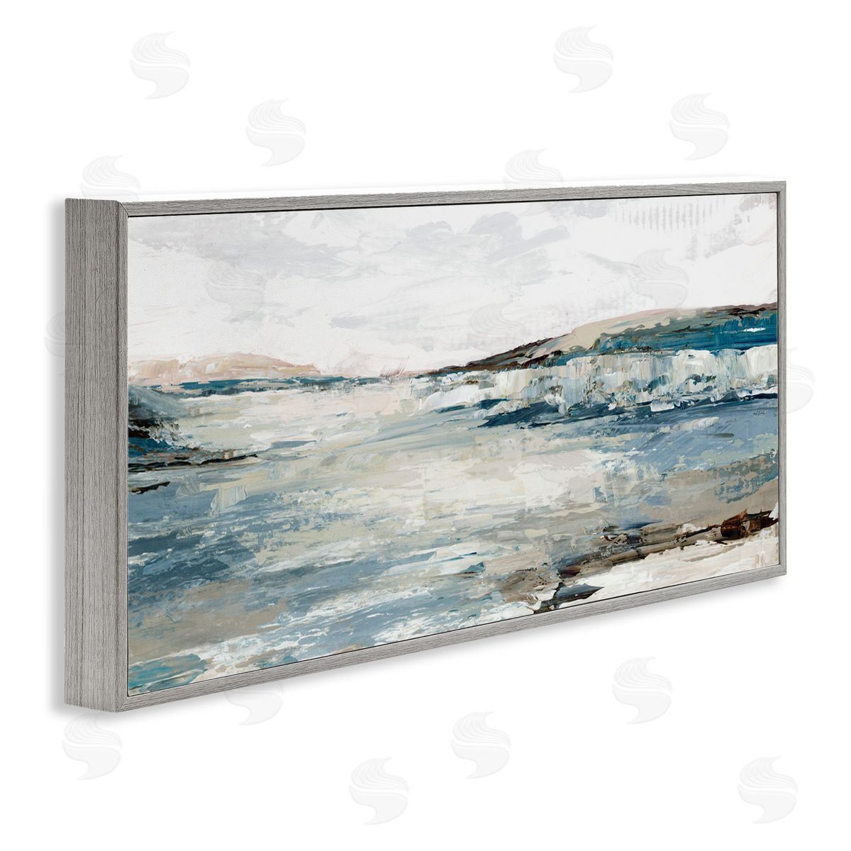 Luna Mavis Echoes Of Earth Abstract Canvas Wall Art Print