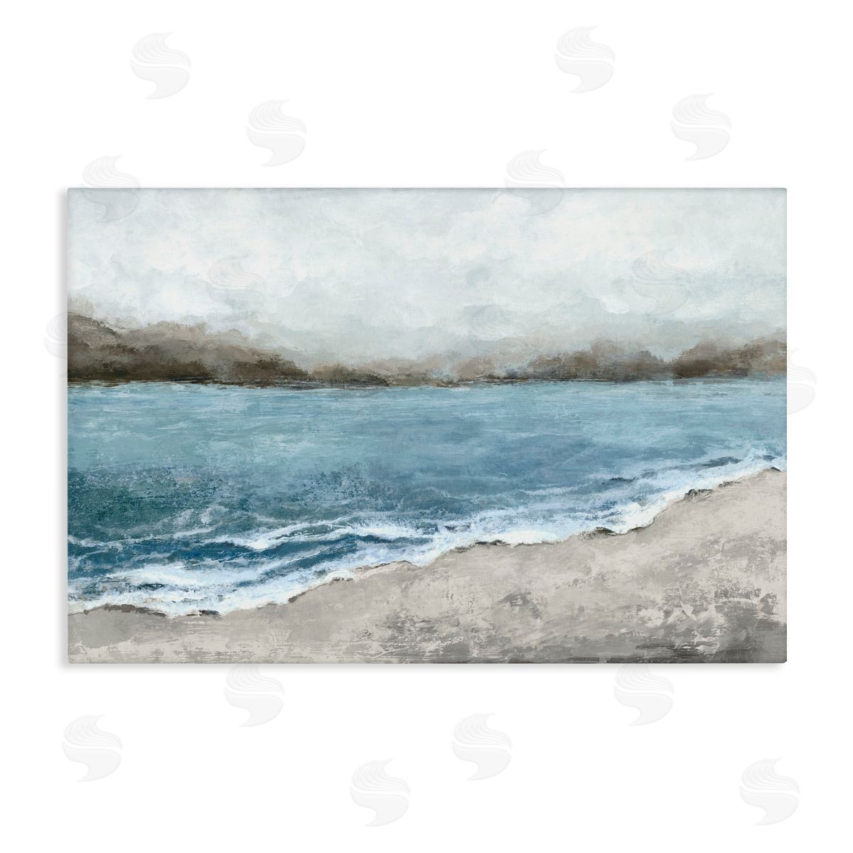 Hannah Dawson Shoreline Serenity Beach Canvas Wall Art Print