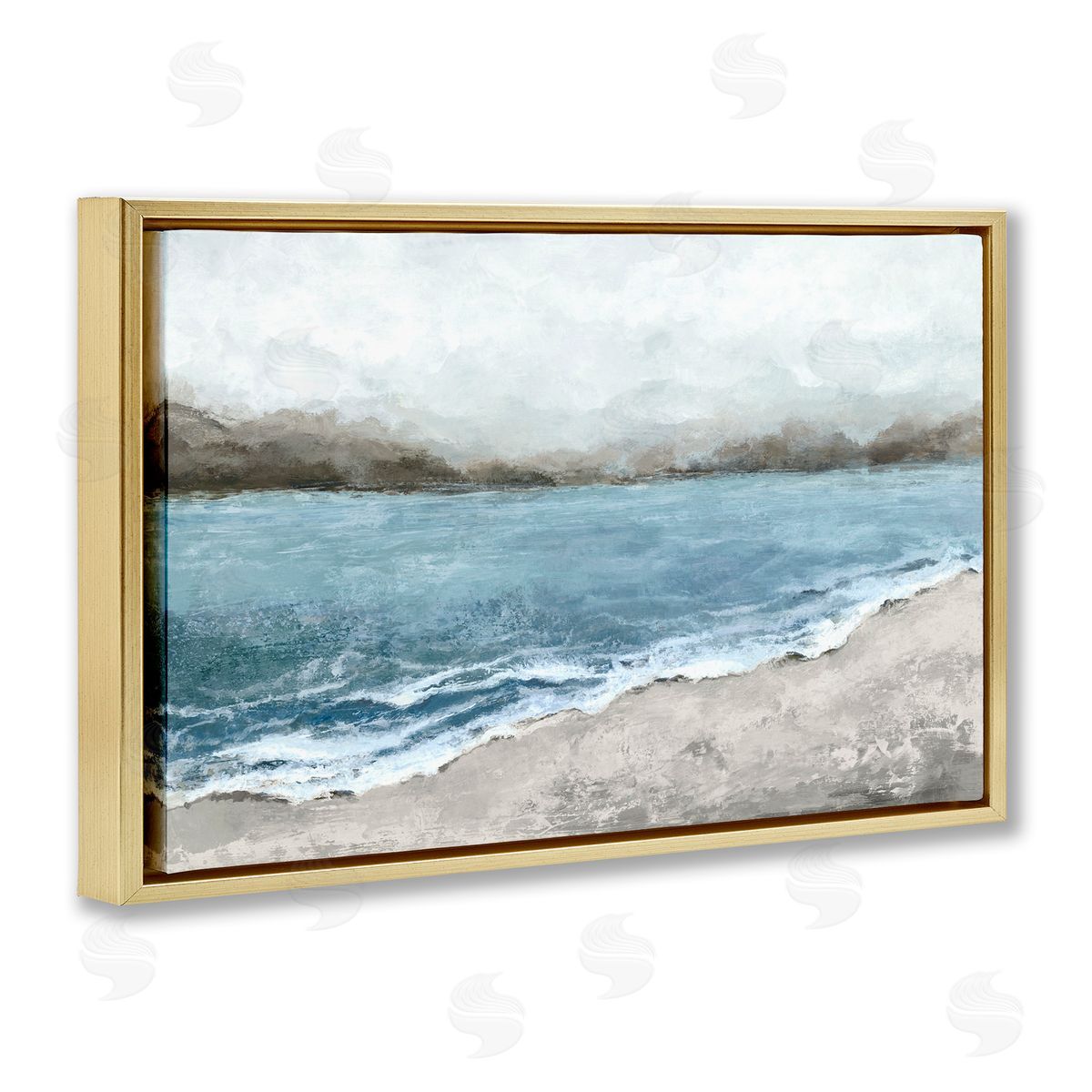 Hannah Dawson Shoreline Serenity Beach Canvas Wall Art Print