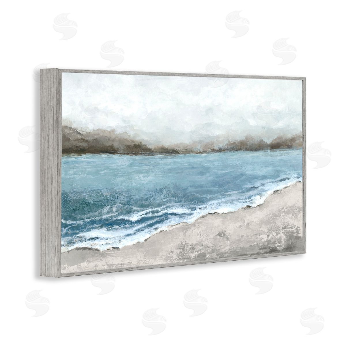 Hannah Dawson Shoreline Serenity Beach Canvas Wall Art Print